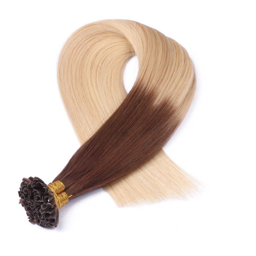 U tip hair extensions- Ombre 4/60 Color