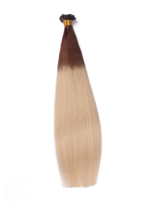 U tip hair extensions- Ombre 4/60 Color