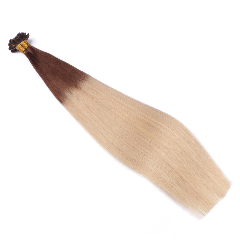 U tip hair extensions- Ombre 4/60 Color