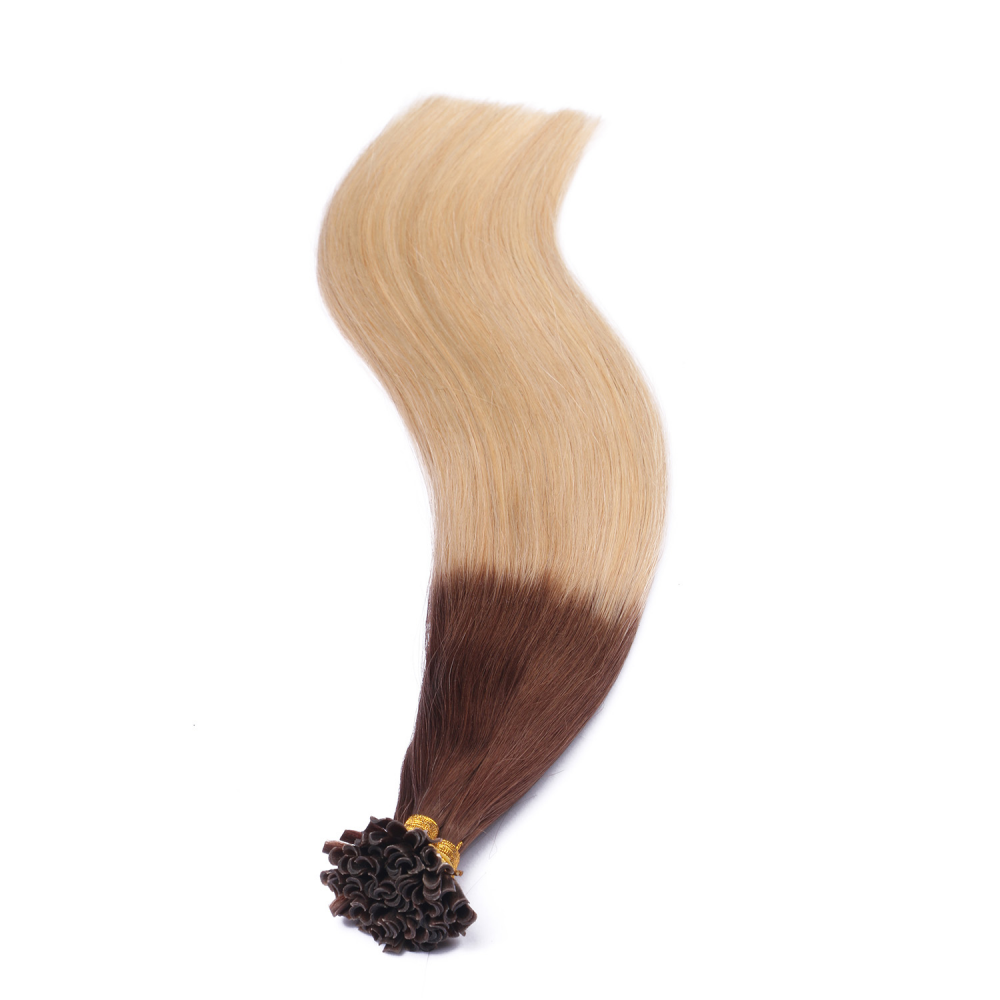 U tip hair extensions- Ombre 4/60 Color