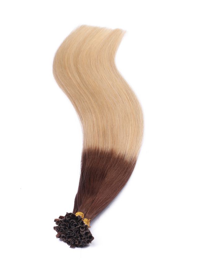 U tip hair extensions- Ombre 4/60 Color