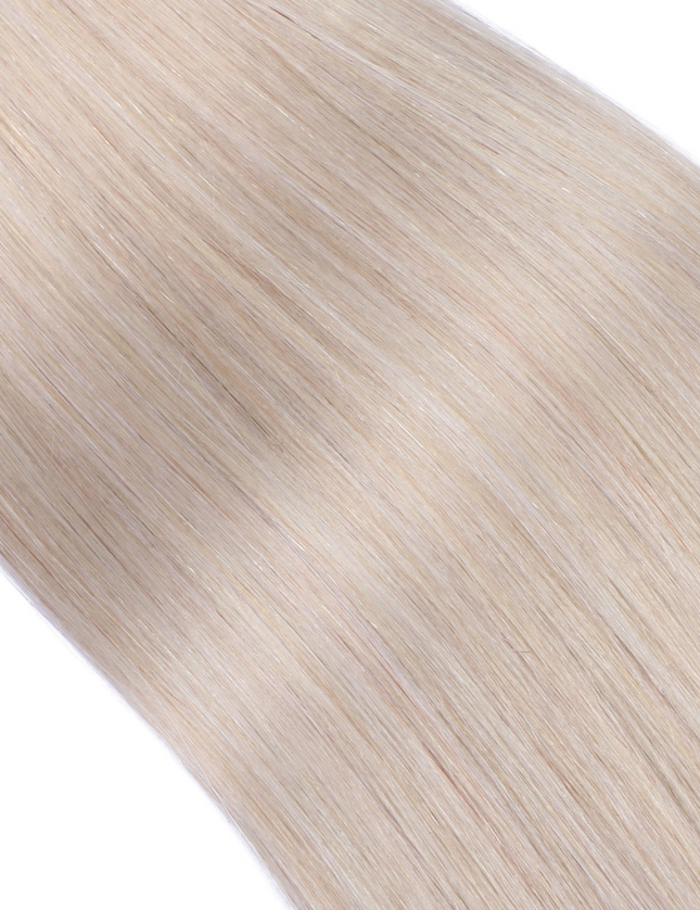 U tip hair extensions- Grey color