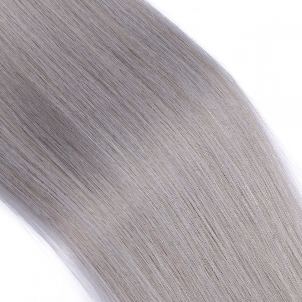 U tip hair extensions- Silver color