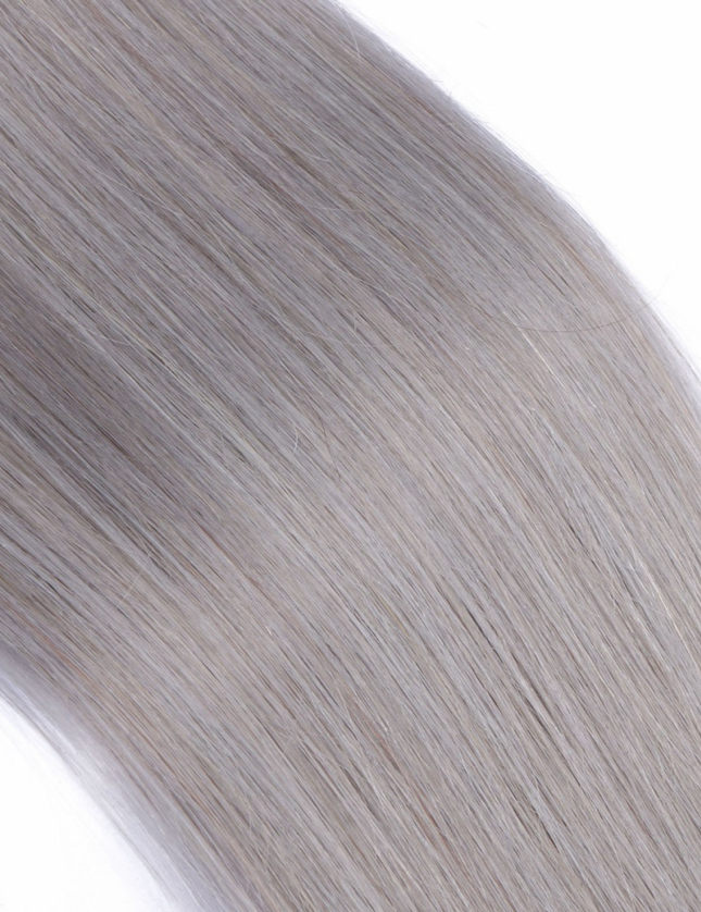 U tip hair extensions- Silver color