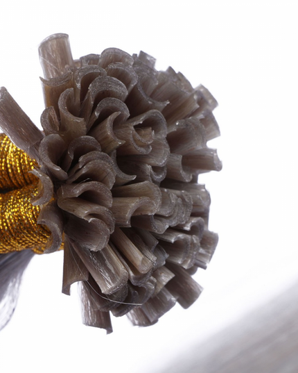 U tip hair extensions- Silver color