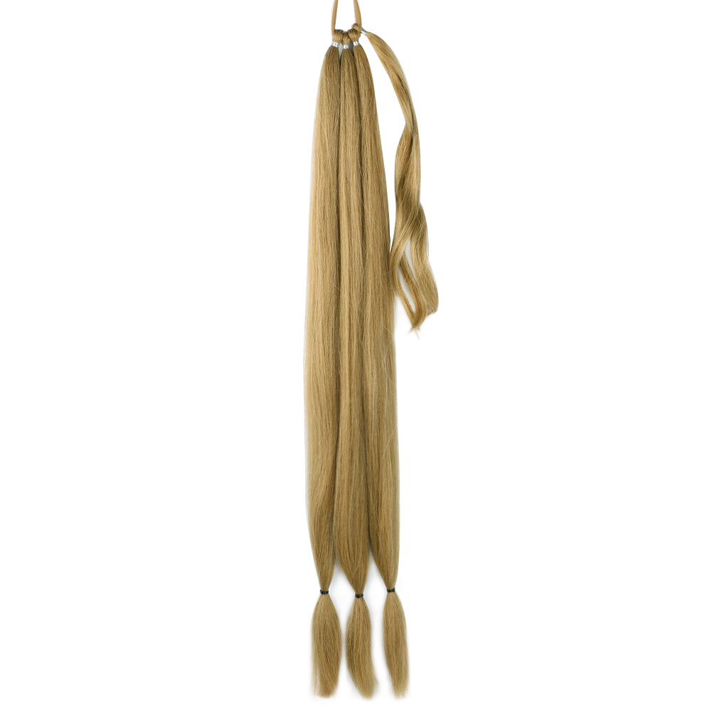Fiber Hair Boxing Long Braid Ponytail- color 27