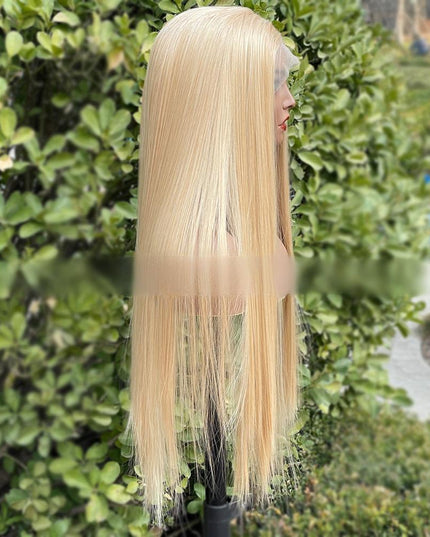 Synthetic lace frontal color wig---13*4---highlight blonde color--- pay 1 get 2