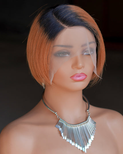 Pixie Cut Wig 13*4*1 lace part ---9164-1B/30#---pay 1 get 2