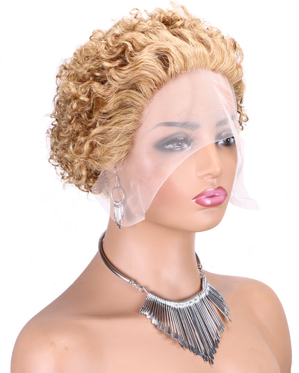 Pixie Cut Wig 13*1 lace part---JK2016---27#---buy 1 get 2