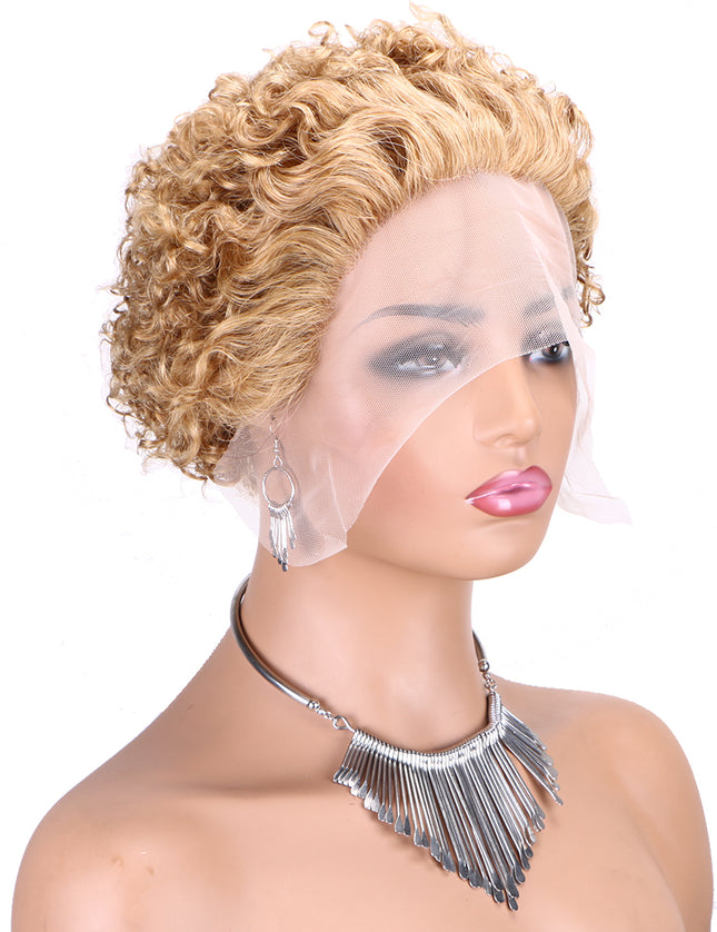 Pixie Cut Wig 13*1 lace part---JK2016---27#---buy 1 get 2