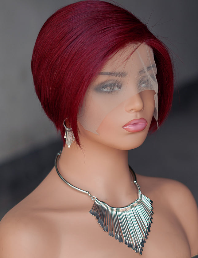 Pixie Cut Wig 13*4*1 lace part --9164---pay 1 get 2