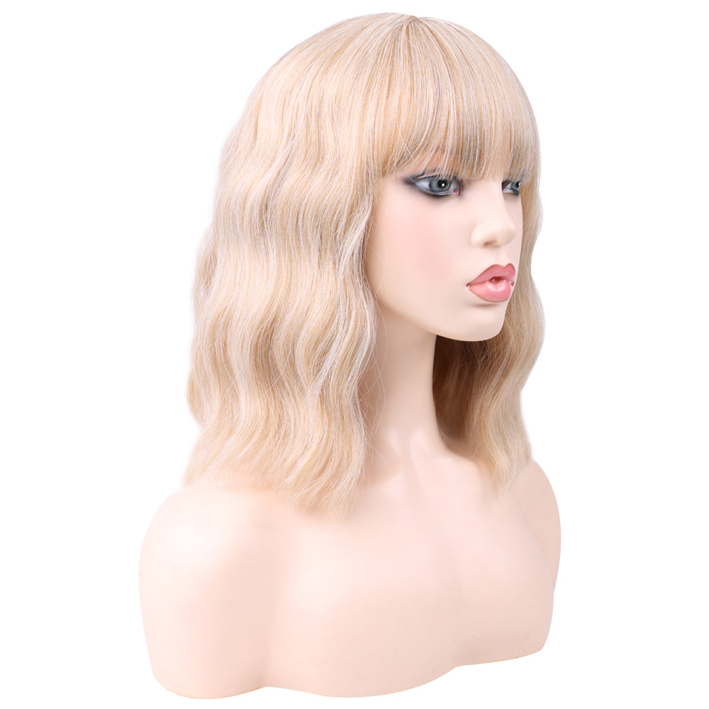 Halloween bangs bob wig fiber cosplay mechanism-27/613