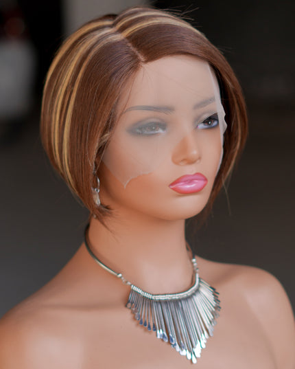 Pixie Cut Wig 13*4*1 lace part --9164-4/27#---pay 1 get 2