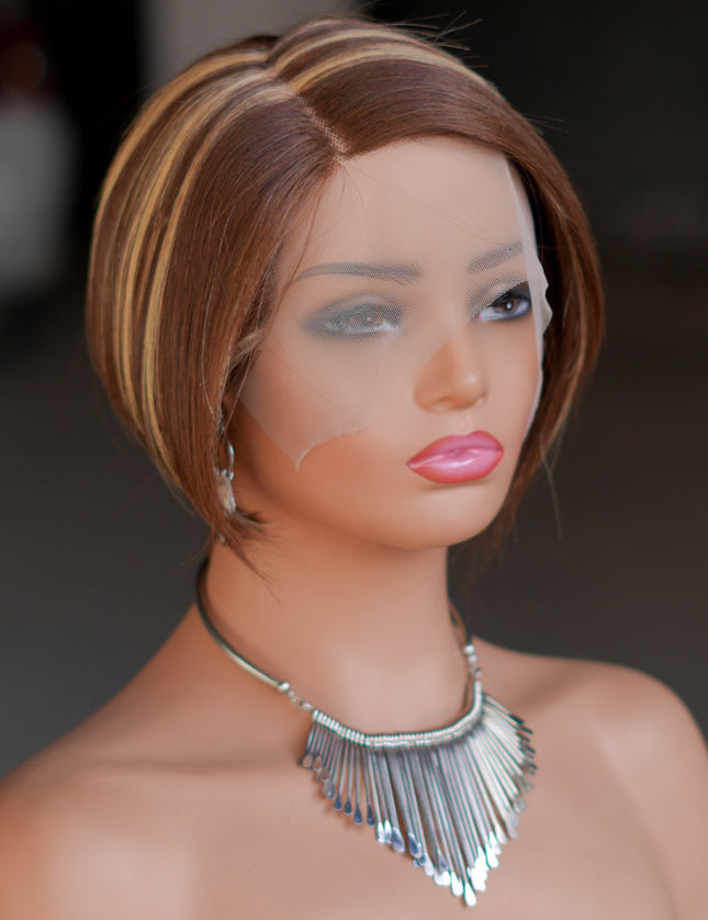 Pixie Cut Wig 13*4*1 lace part --9164-4/27#---pay 1 get 2