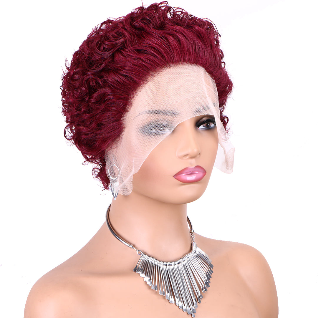 Pixie Cut Wig 13*1 lace part ---JK2016---99#----RMB 99