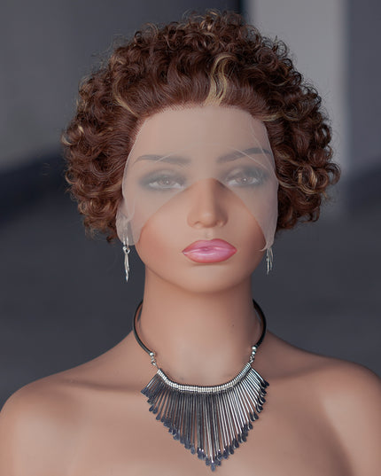 Pixie Cut Wig 13*1 lace part ---JK2016---4/27---buy 1 get 2