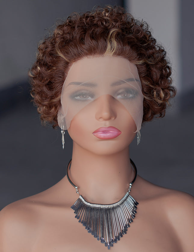 Pixie Cut Wig 13*1 lace part ---JK2016---4/27---buy 1 get 2