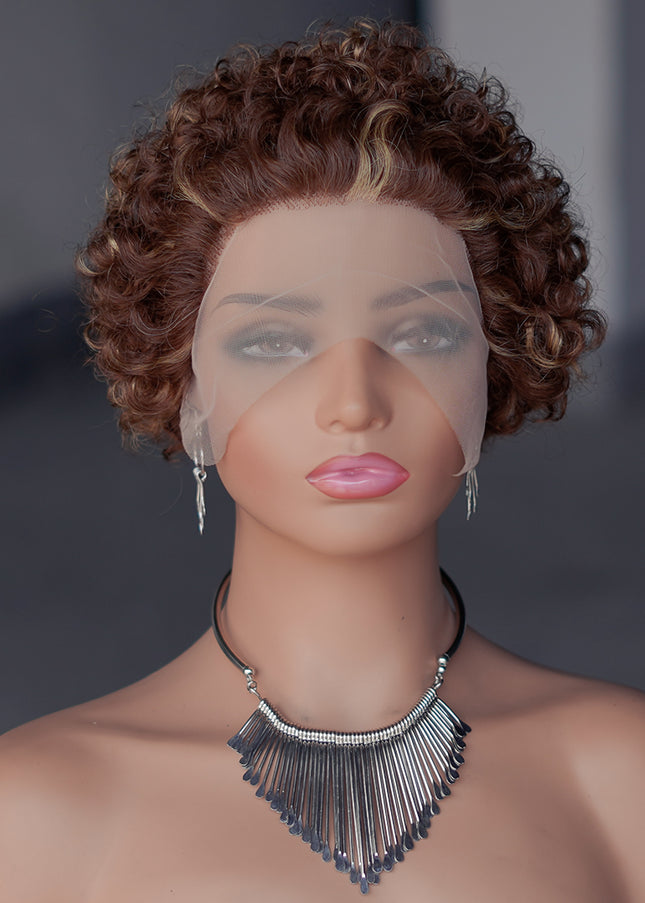 Pixie Cut Wig 13*1 lace part ---JK2016---4/27---buy 1 get 2