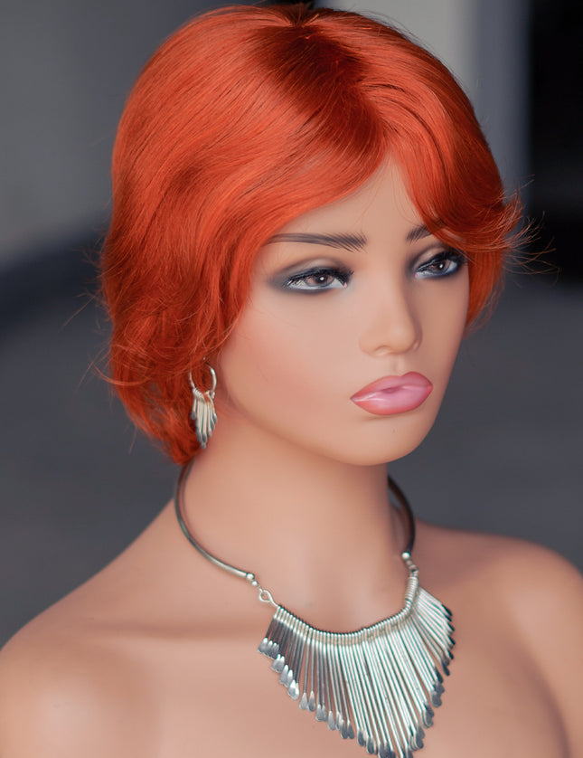 Machine made pixie cut wig---#350---JKF661--- pay 1 get 2