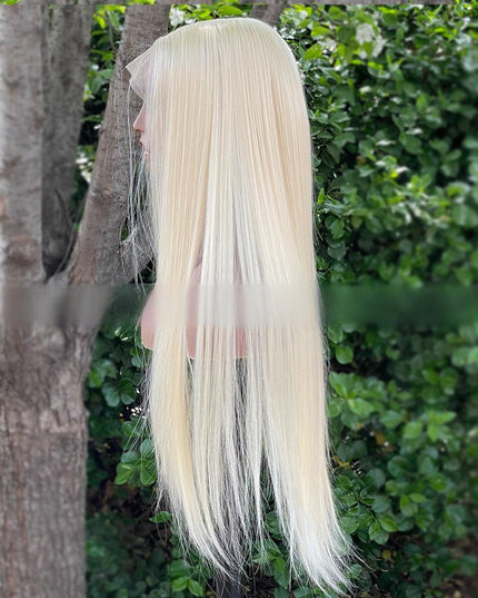 Synthetic lace frontal color wig---13*6---blonde color