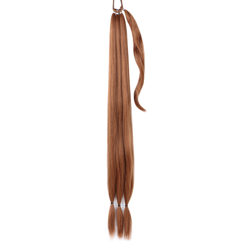 Fiber Hair Boxing Long Braid Ponytail- color 30