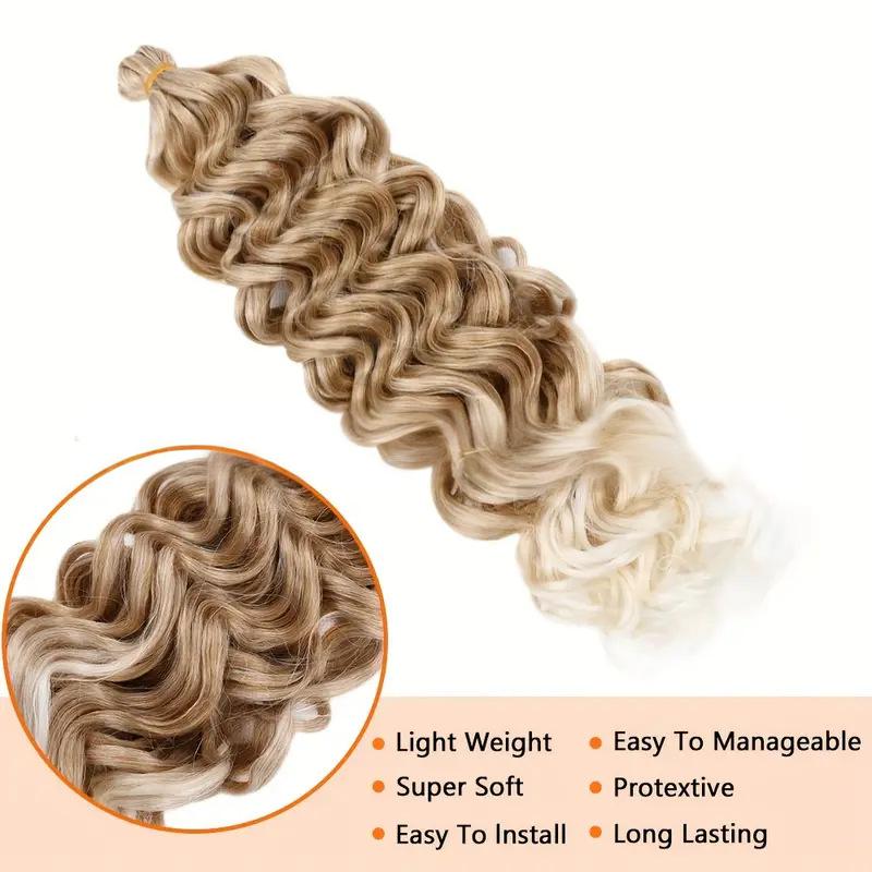 Fiber Hawaiian curls fluffy natural curly hair crochet hair-1