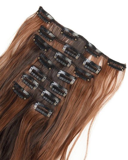 remy clip hair extensions-Color P4/30