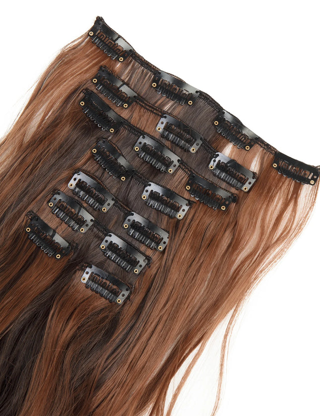 remy clip hair extensions-Color P4/30