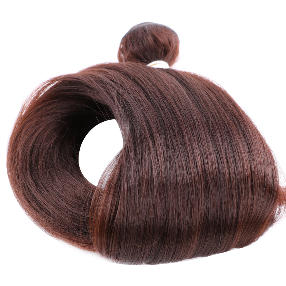 Long fiber straight hair weft 3 pcs -1