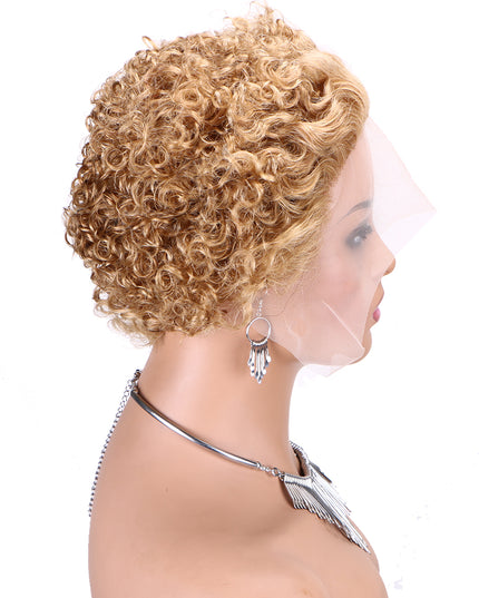 Pixie Cut Wig 13*1 lace part---JK2016---27#---buy 1 get 2