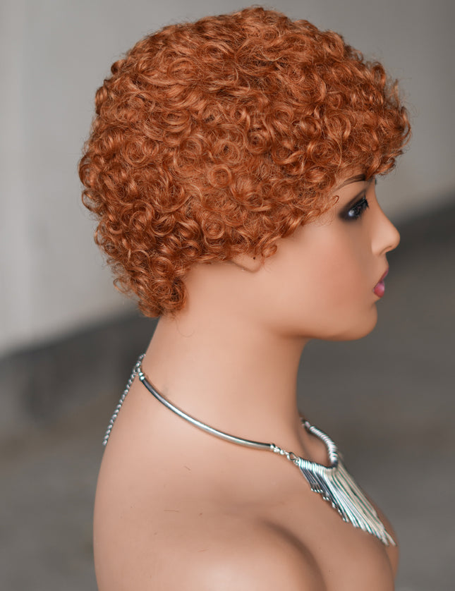 Machine made pixie cut wig---JK9044---#30-pay 1 get 2