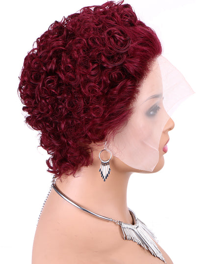 Pixie Cut Wig 13*1 lace part ---JK2016---99#---buy 1 get 2