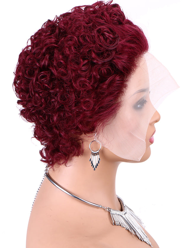 Pixie Cut Wig 13*1 lace part ---JK2016---99#---buy 1 get 2