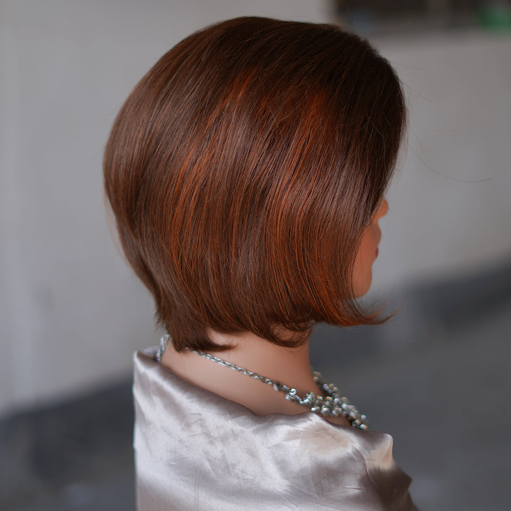 Pixie cut wig 13x4 Lace Frontal Wig--- #4/350---JK8818---RMB 187---130g