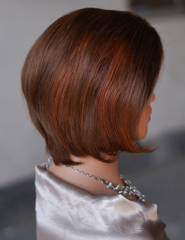 Pixie cut wig 13x4 Lace Frontal Wig--- #4/350---JK045
