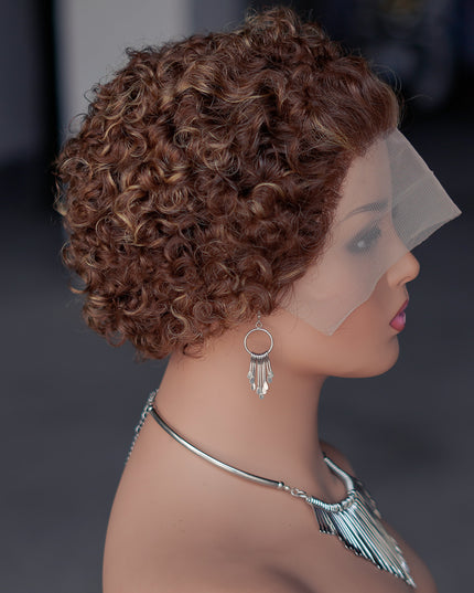 Pixie Cut Wig 13*1 lace part ---JK2016---4/27---buy 1 get 2