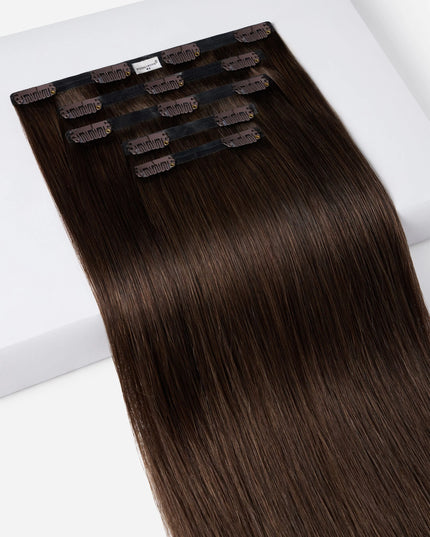PU clip hair extensions---Color #1B