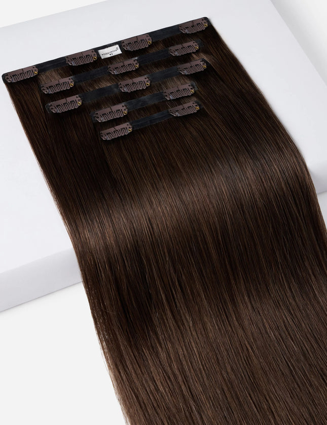 PU clip hair extensions---Color #1B