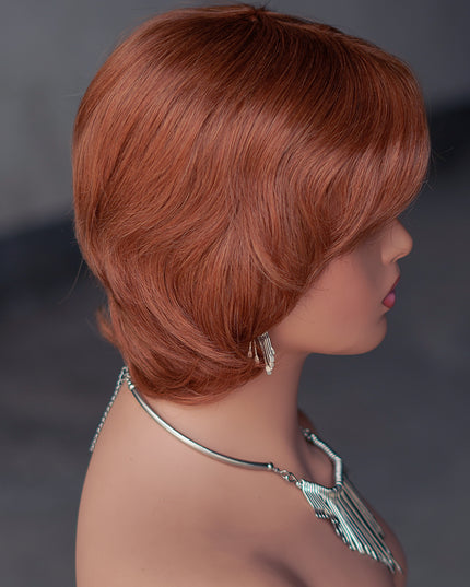 Machine made pixie cut wig---#30----JKF661---pay 1 get 2