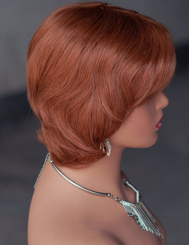 Machine made pixie cut wig---#30----JKF661---pay 1 get 2