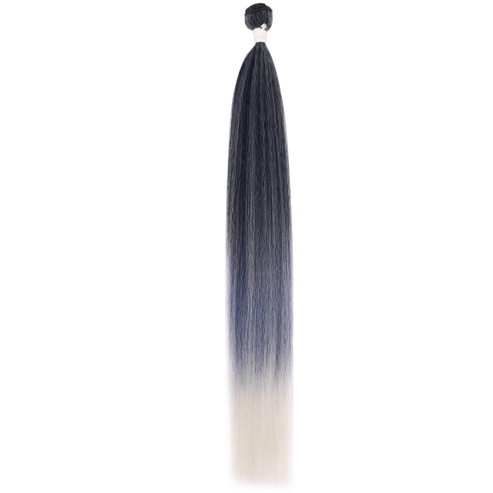 Synthetic Yaki six piece set hair weft-3