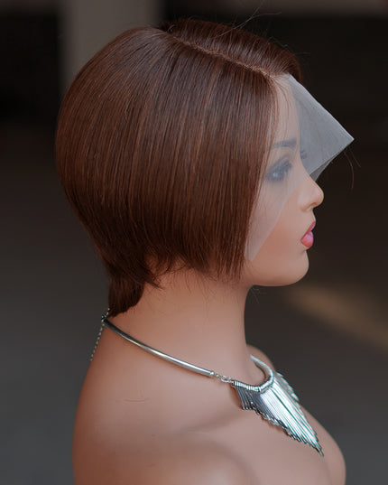 Pixie Cut Wig 13*4*1 lace part --9164-4#---pay 1 get 2