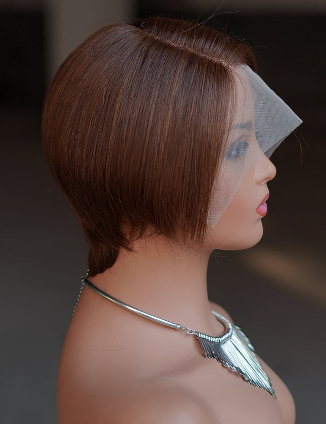 Pixie Cut Wig 13*4*1 lace part --9164-4#---pay 1 get 2