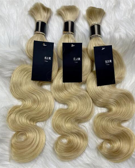 body wave 613 color 15A human hair bulk for braiding