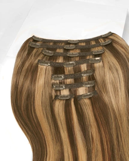 remy clip hair extensions-#965