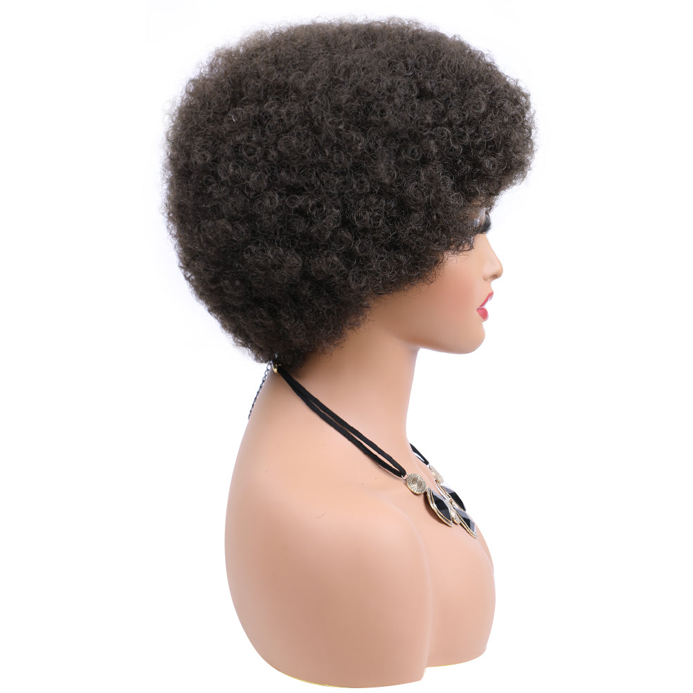 Short Caterpillar Fiber wig-COLOR 4