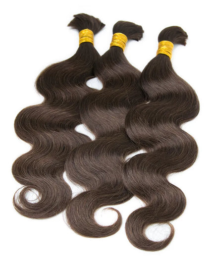 Body wave #4 color 15A human hair bulk for braiding