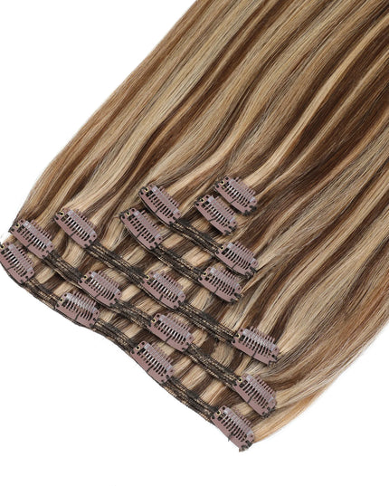 remy clip hair extensions---#1001