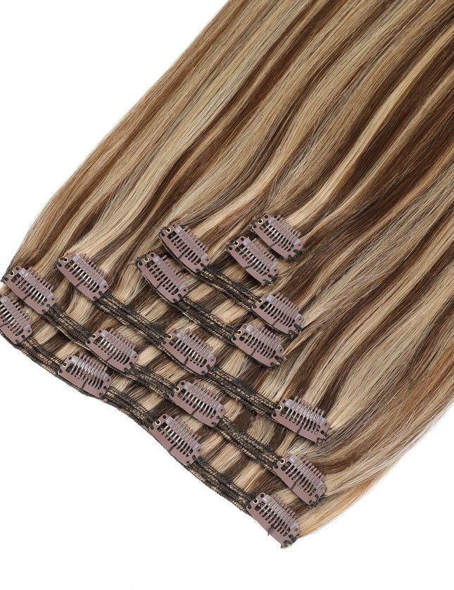 remy clip hair extensions---#1001