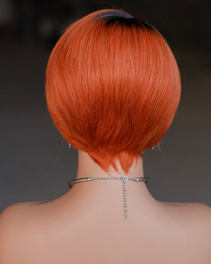 Pixie Cut Wig 13*4*1 lace part ---9164-1B/350#---pay 1 get 2